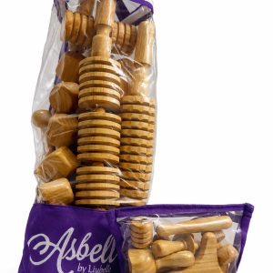 kit de madero facial (6 piezas) - corporal y relajante (9 piezas)